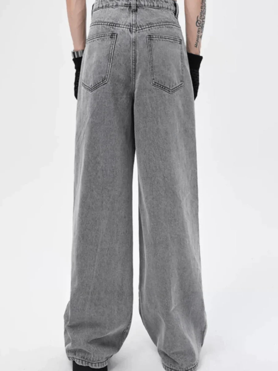 A-TYPE SMOKE GRAY FLOOR MOPPING PANTS B0160