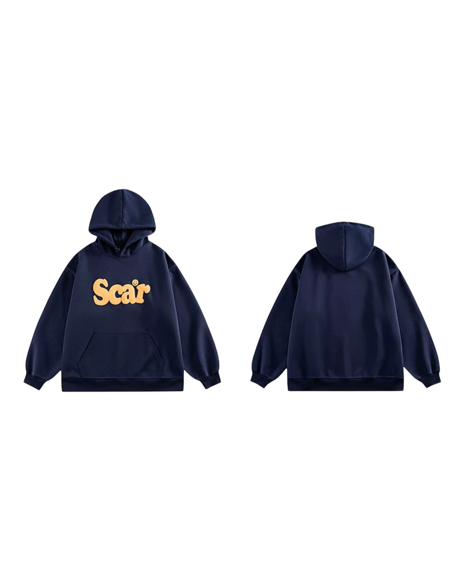 [FLAT ROOM] SCAR GRAPHIC PRINTED HOODIE S0209