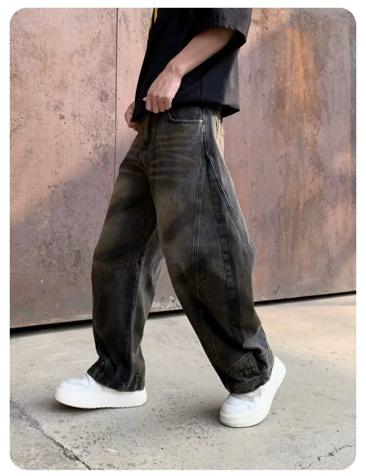 Men’s American Vintage Wide-Leg Jeans B0004