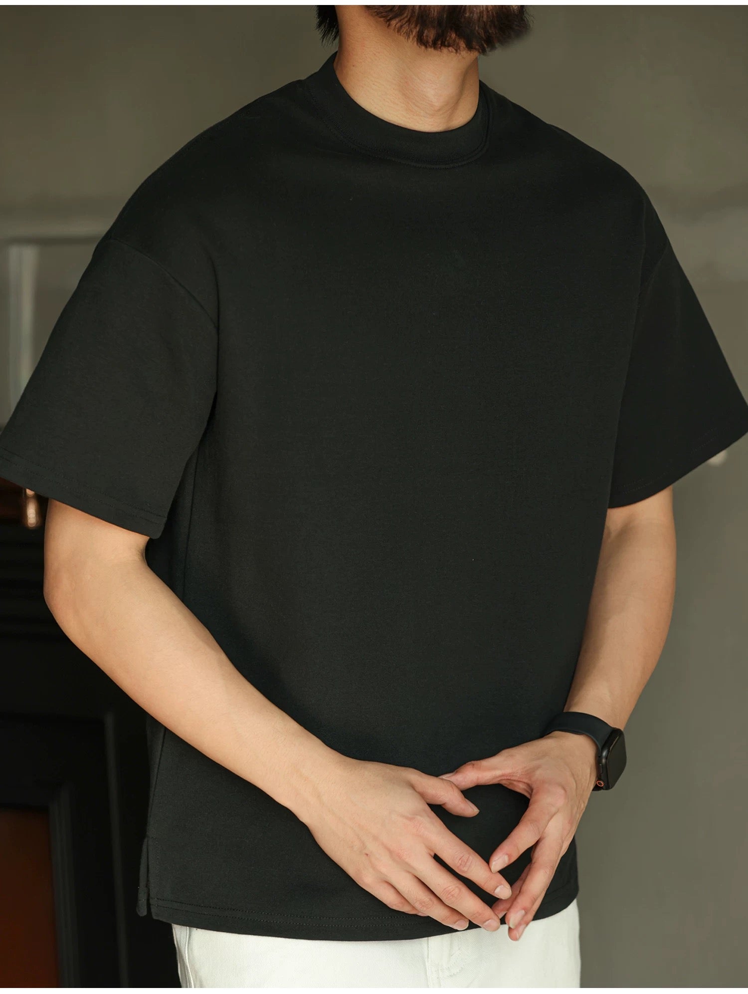 Men’s Classic Solid Short-Sleeve Tee S0019