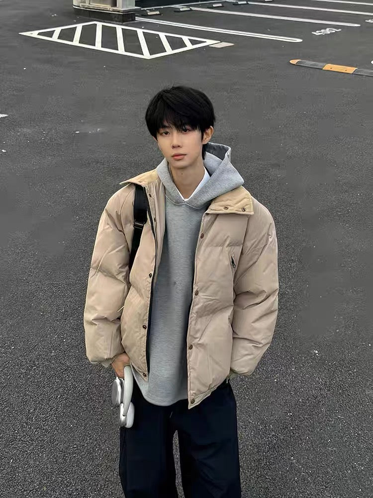 Chaqueta de trabajo acolchada para hombre – American Retro Utility Quilted Outerwear T0147