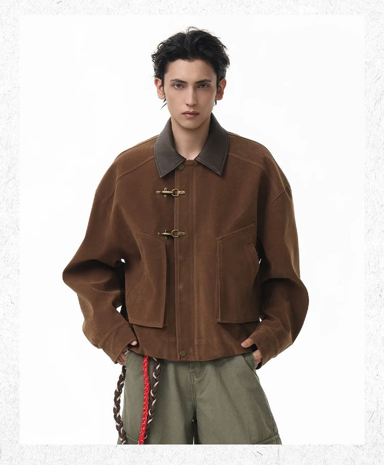 Men’s Barn-Style Short Jacket T0017