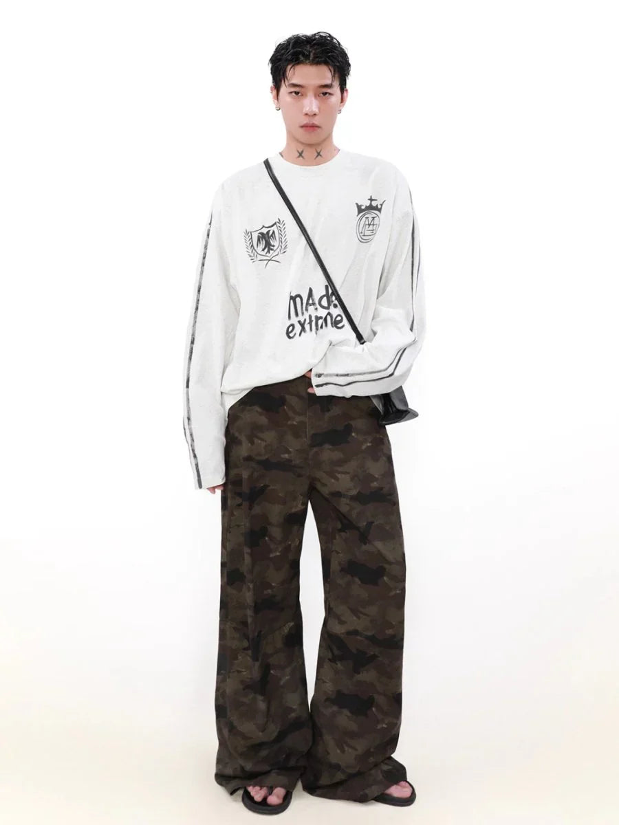 [MRNEARLY] STREET GRAFFITI T-SHIRT J0094