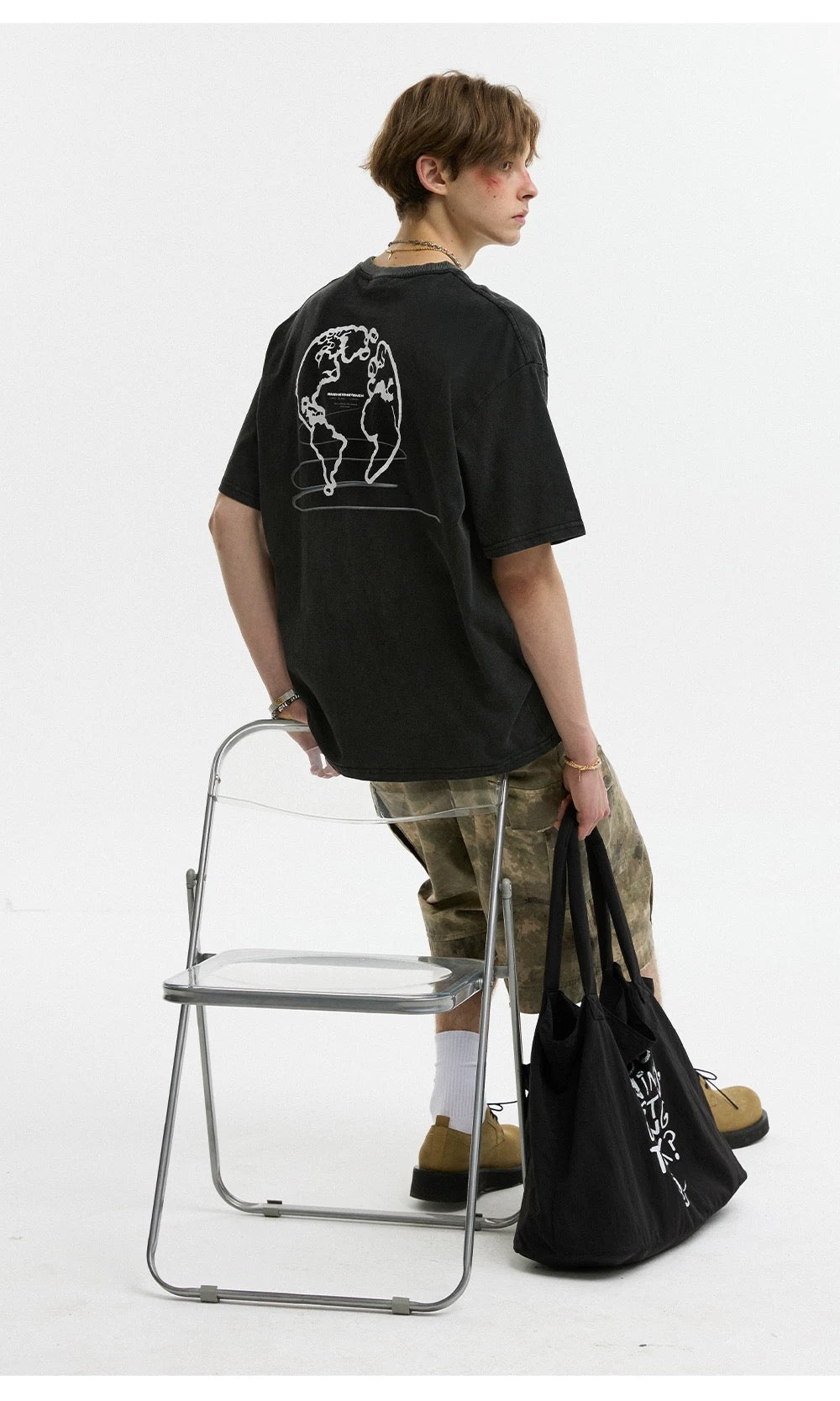 Men’s Solid Color Short-Sleeve T-Shirt S0009