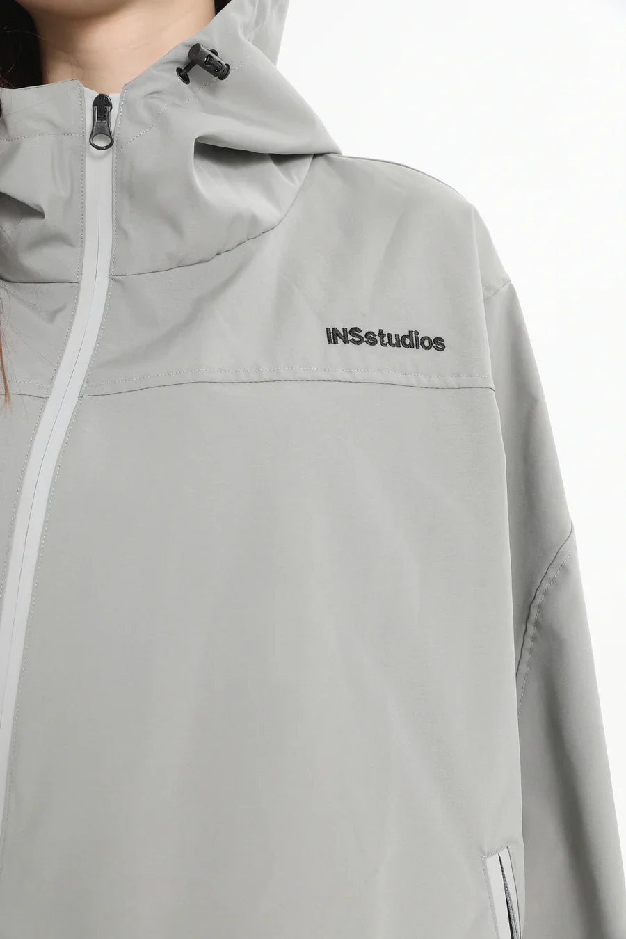 [INSstudios] AMERICAN OBLIQUE ZIPPER T0096