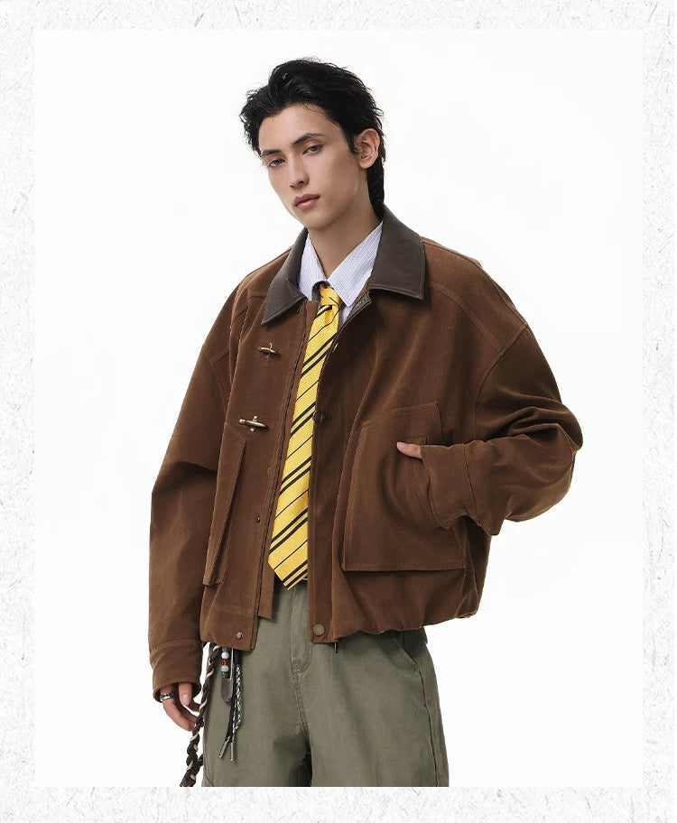 Men’s Barn-Style Short Jacket T0017