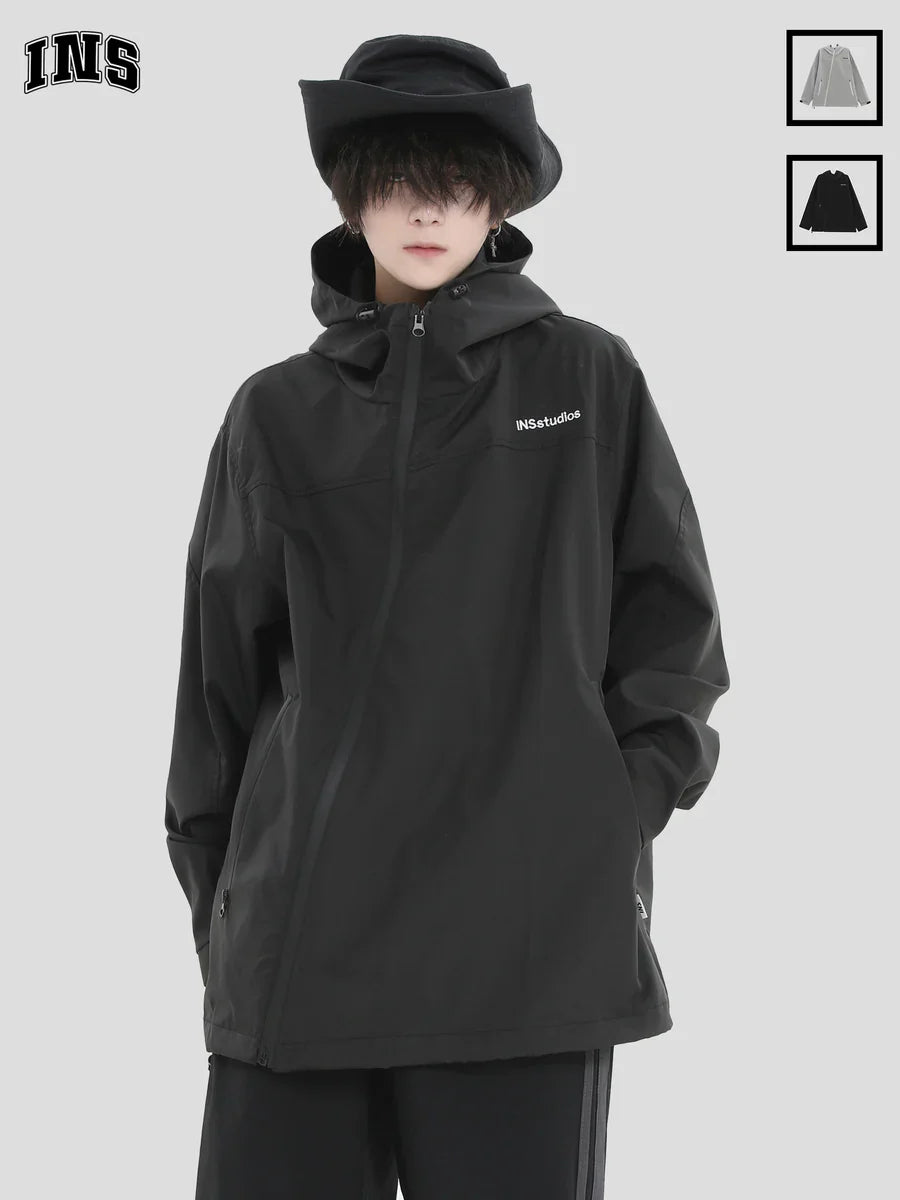 [INSstudios] AMERICAN OBLIQUE ZIPPER T0096