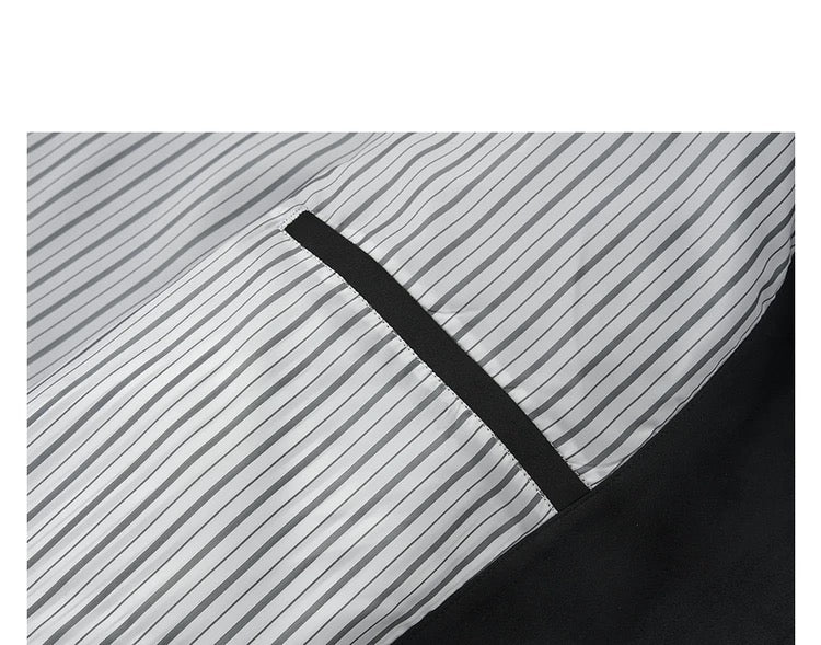 Chaqueta retro premium de ante sintético con solapa para hombre - Top corto informal para otoño T0039