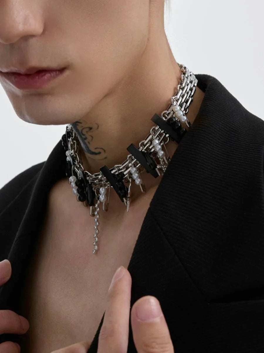 [STRUC TON] STRUC TON PUNK NECKLACE A0049