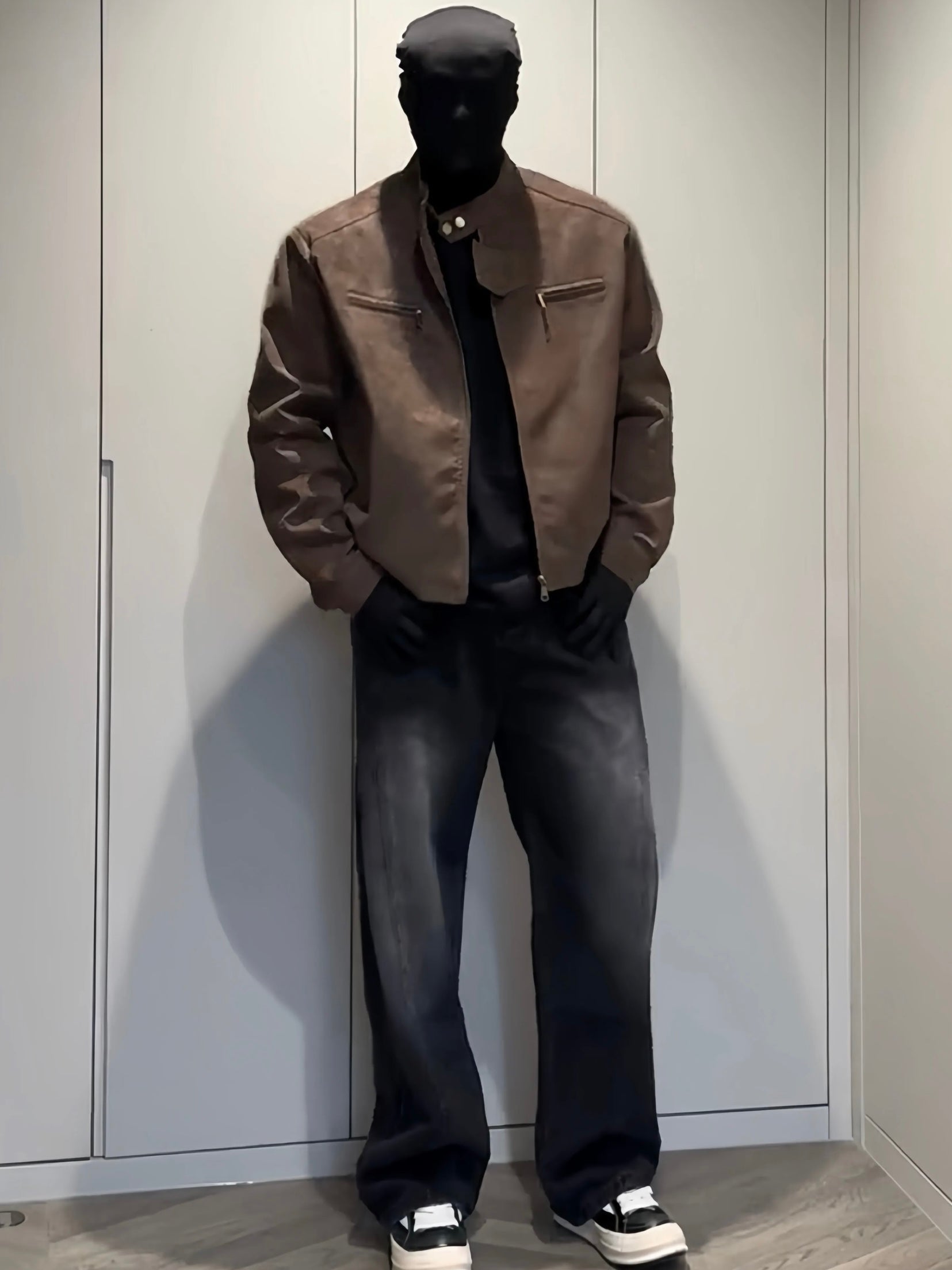 [DAZHONGMA] WASHED SABER-CUT JEANS B0184