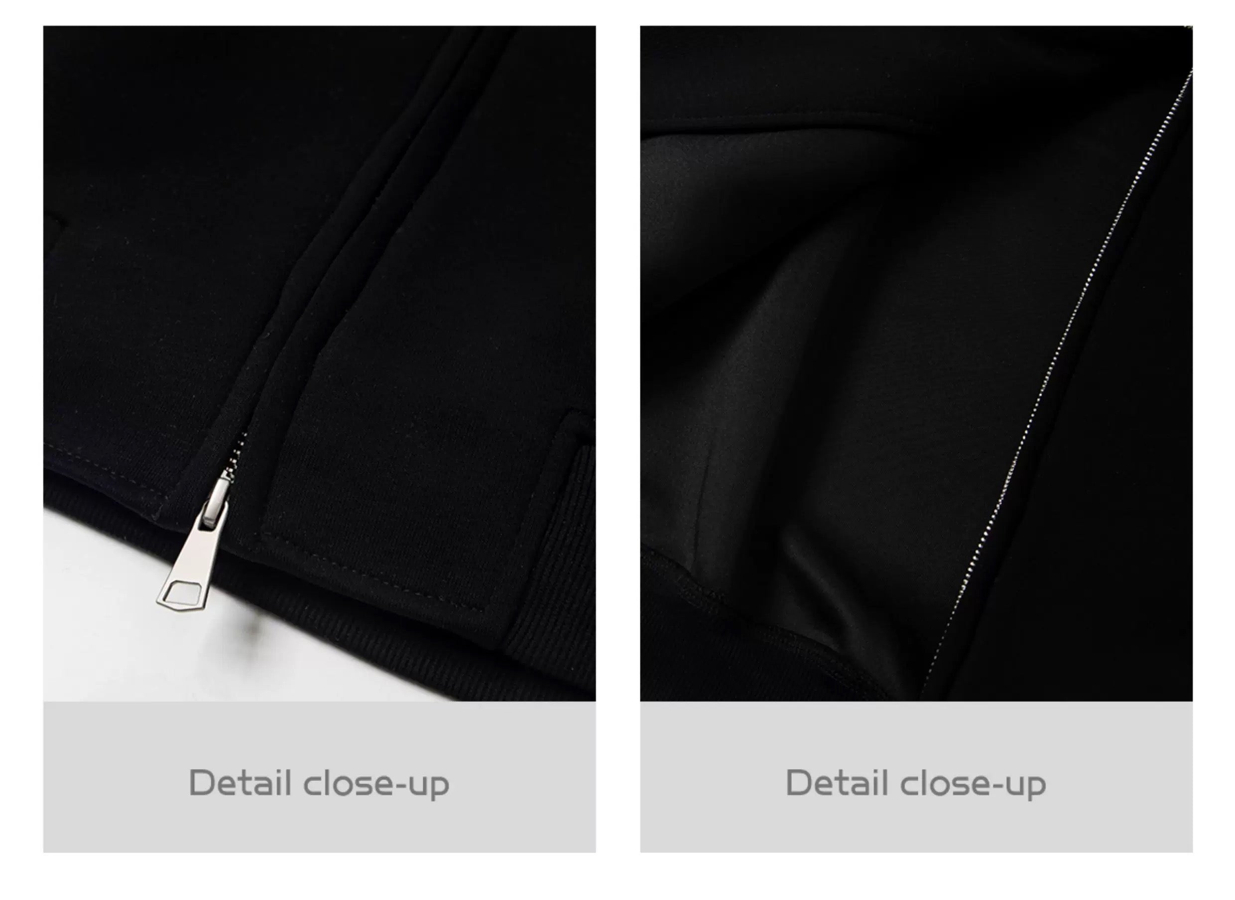 Men’s Cropped Zip-Up Hoodie – American Street Minimal Short Hoodie Jacket S0047