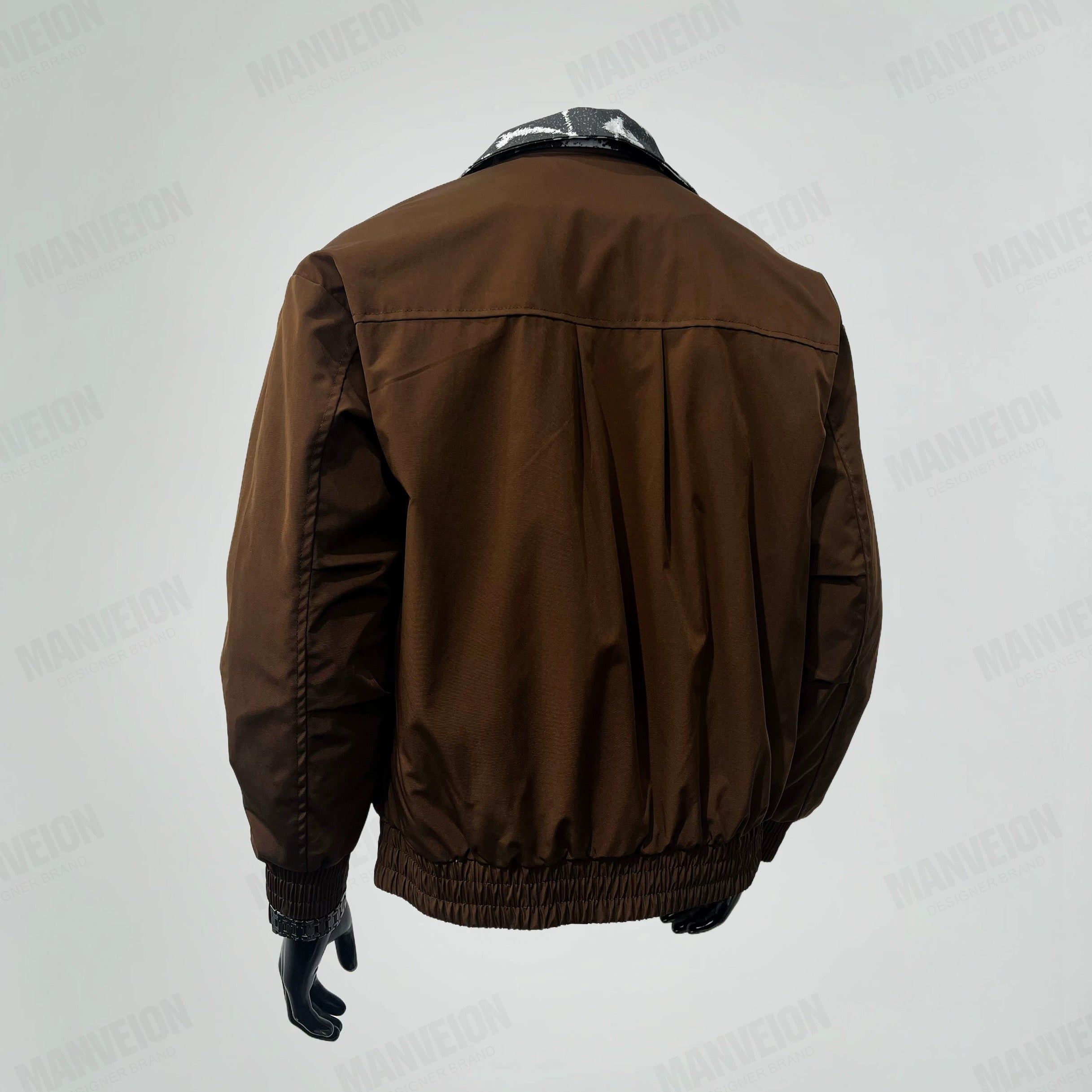 Chaqueta vintage con cuello a capas para hombre: abrigo holgado estilo retro urbano T0076