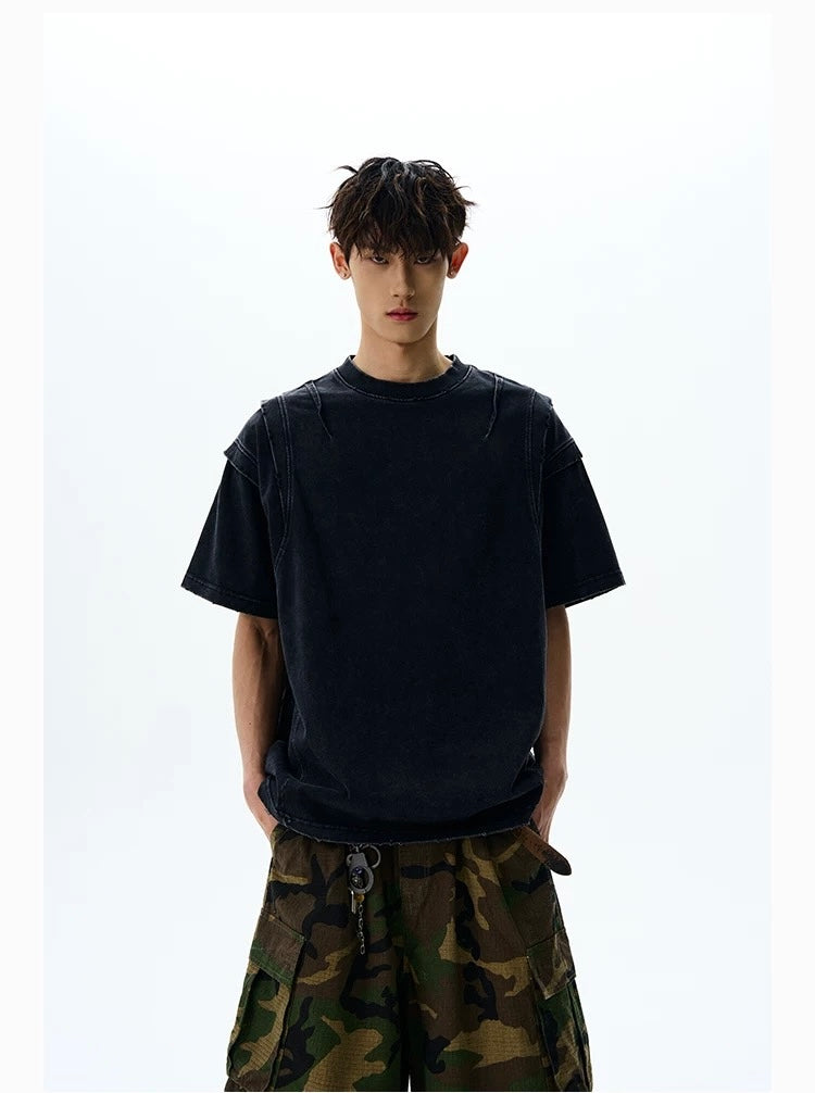 Men’s Solid Essential Short-Sleeve Tee S0014