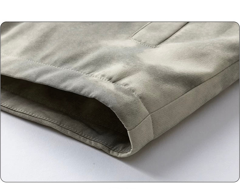 Chaqueta vintage lavada con efecto sucio para hombre – Ropa de calle retro americana T0087