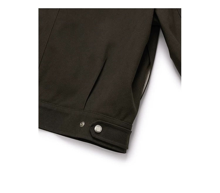 Men’s Deconstructed Layered Jacket – Vintage Minimal Street Outerwear T0058