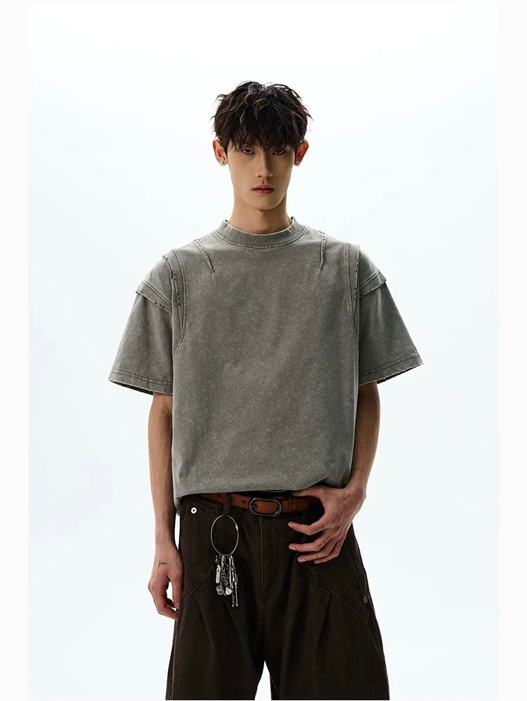 Men’s Solid Essential Short-Sleeve Tee S0014