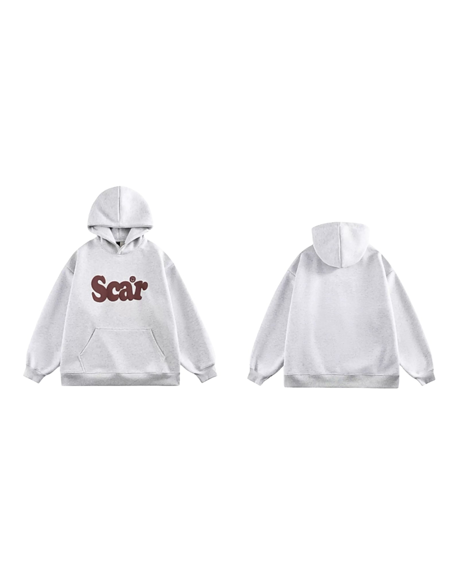 [FLAT ROOM] SCAR GRAPHIC PRINTED HOODIE S0209