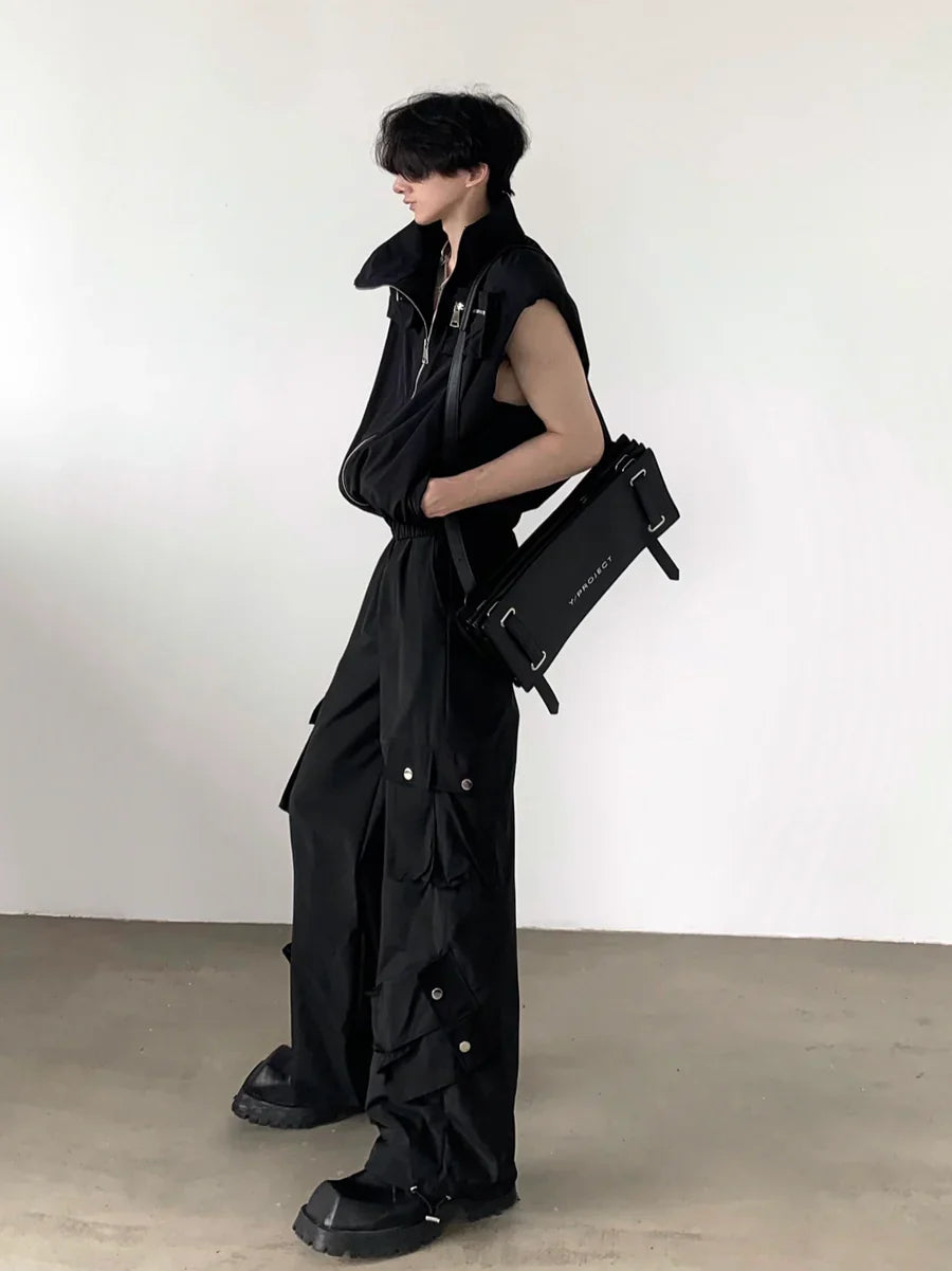 [AUTUMNWIND] WORK MEN'S SUMMER TOPS + BOTTOMS S0061