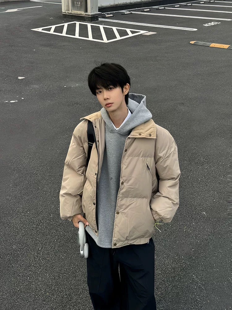 Chaqueta de trabajo acolchada para hombre – American Retro Utility Quilted Outerwear T0147