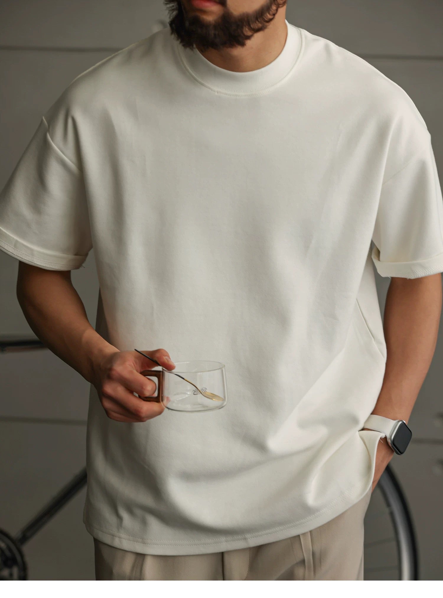 Men’s Classic Solid Short-Sleeve Tee S0019