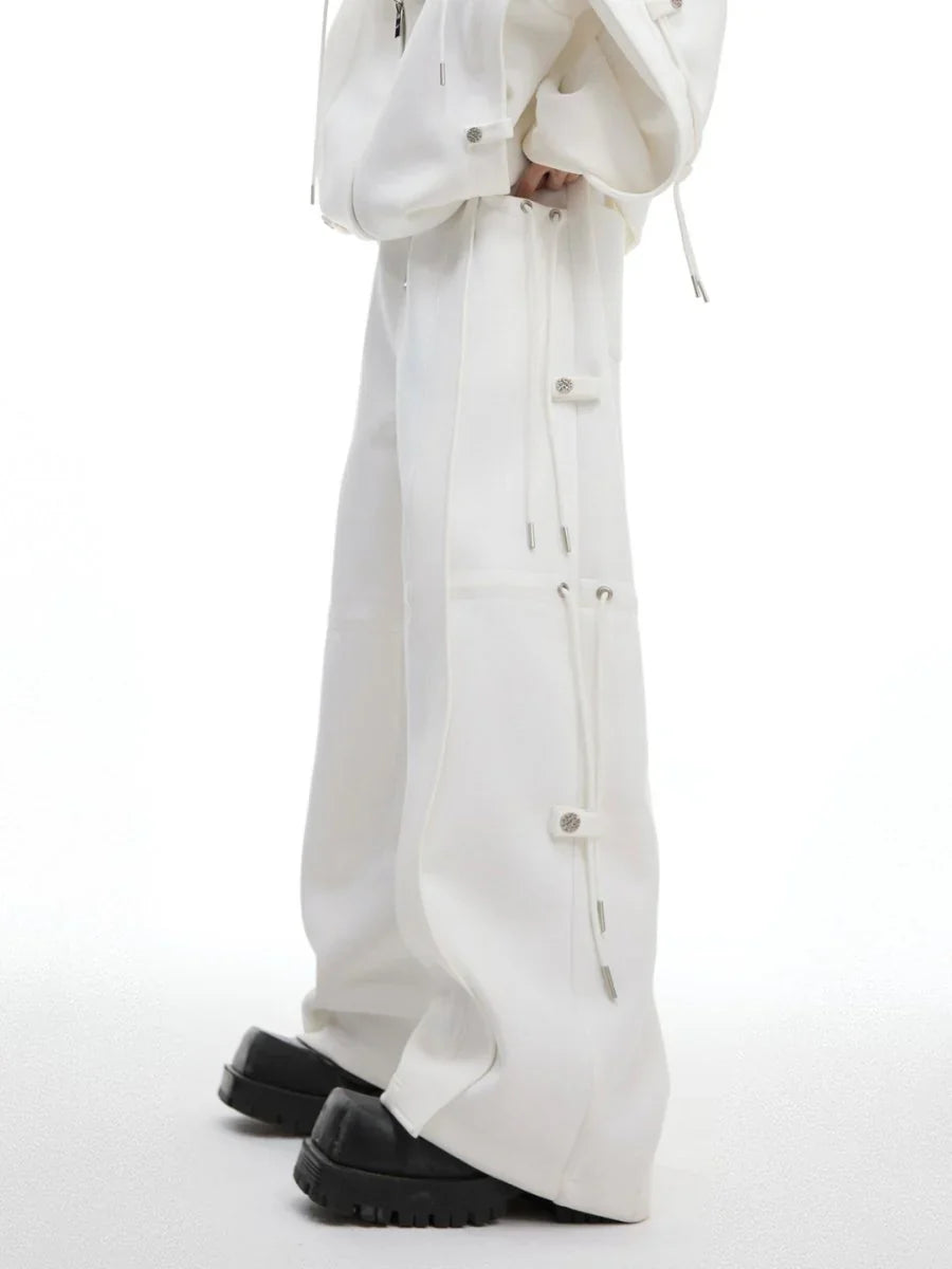 LOOSE HOODED SWEATER JACKET + BOTTOMS S0059