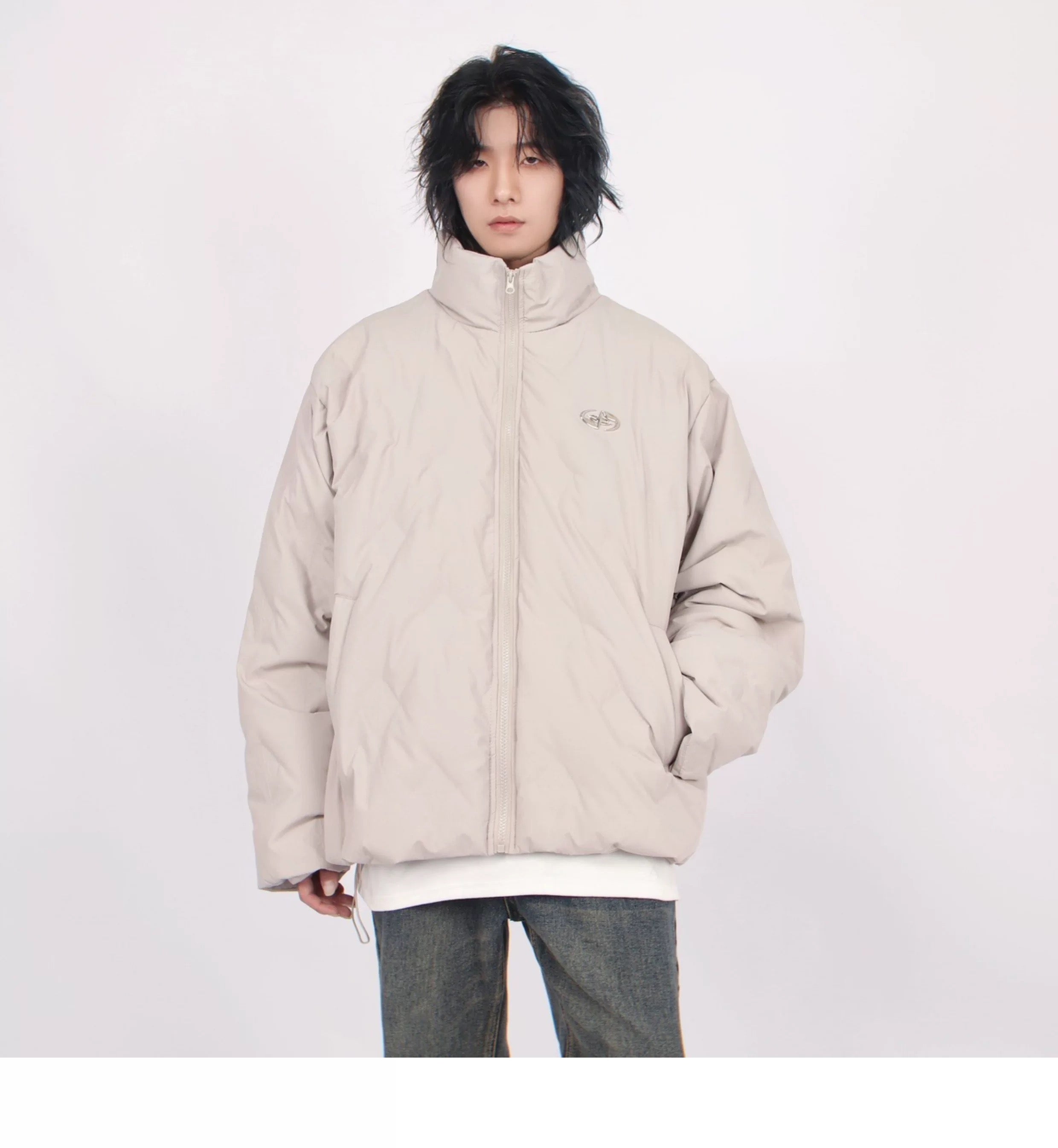 Men’s American Stand-Collar Puffer Jacket T0013