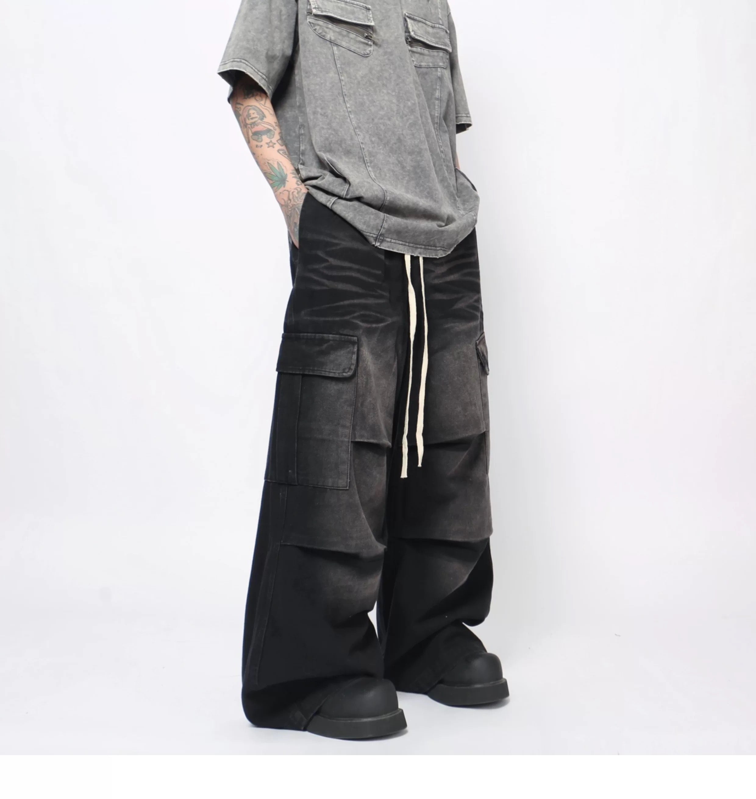 Men’s Workwear Streetwear Denim Pants B0028