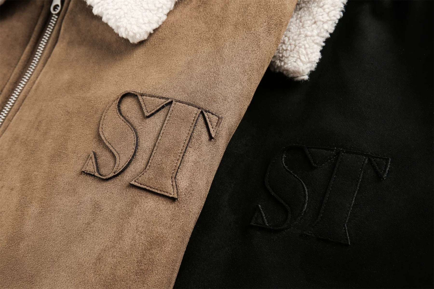 Abrigo de ante grueso estilo retro americano para hombre T0244