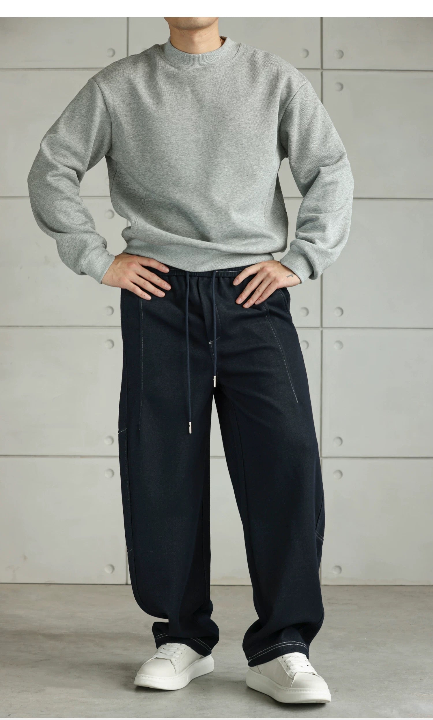 Men’s Retro American Raw Denim Jeans B0031