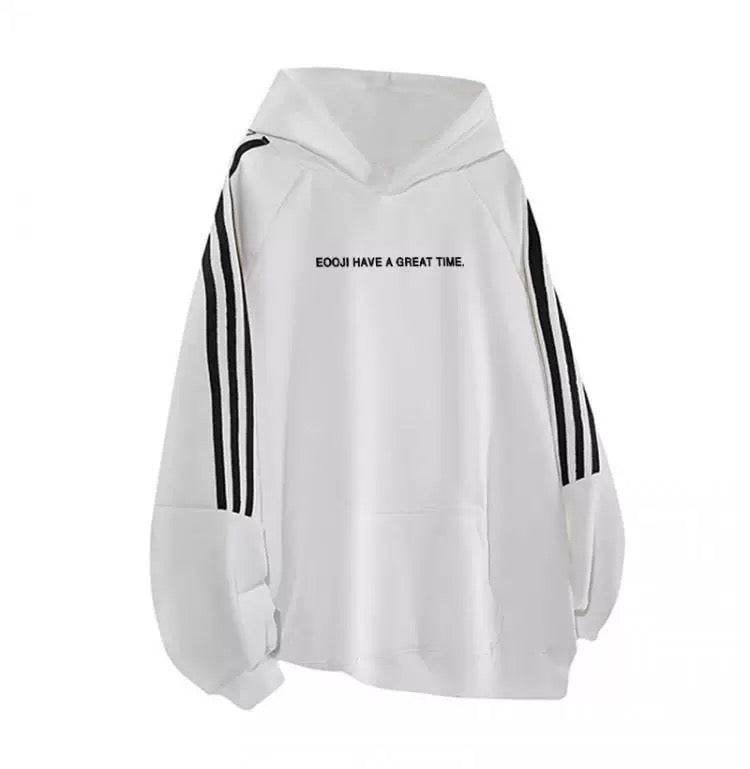 Men’s Classic American Streetwear Logo Sweatshirt – Minimalist Essential Pullover S0034