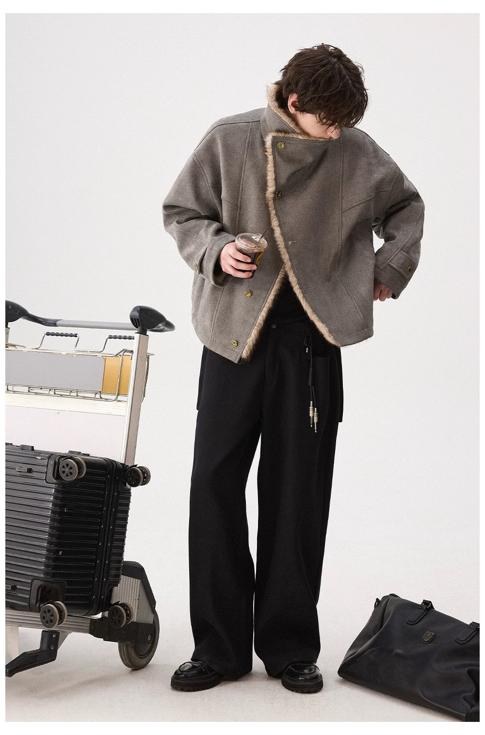 Vintage Barn-Style Short Jacket T0006