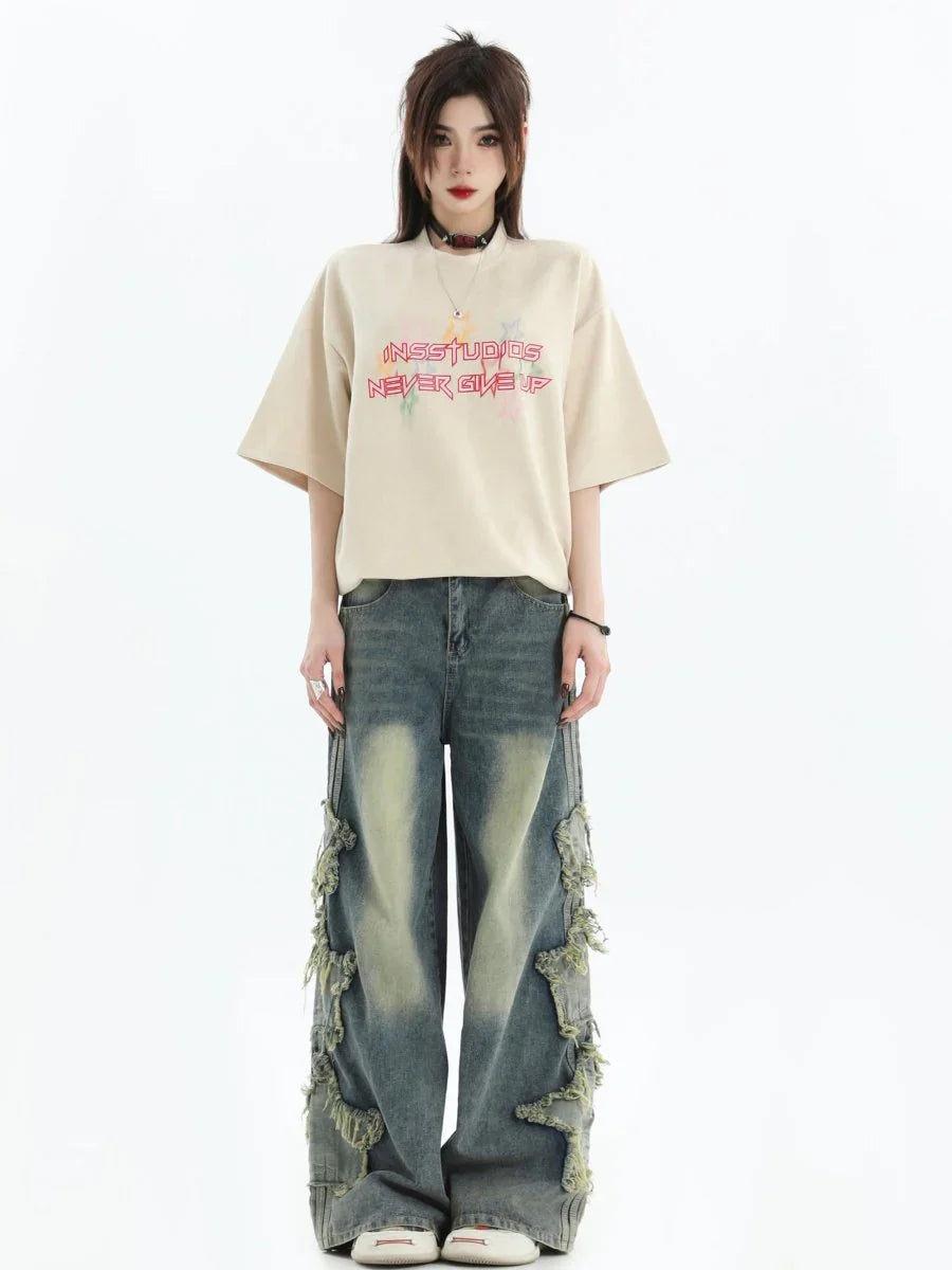 LOOSE THREE STRIPES LONG PANTS B0114