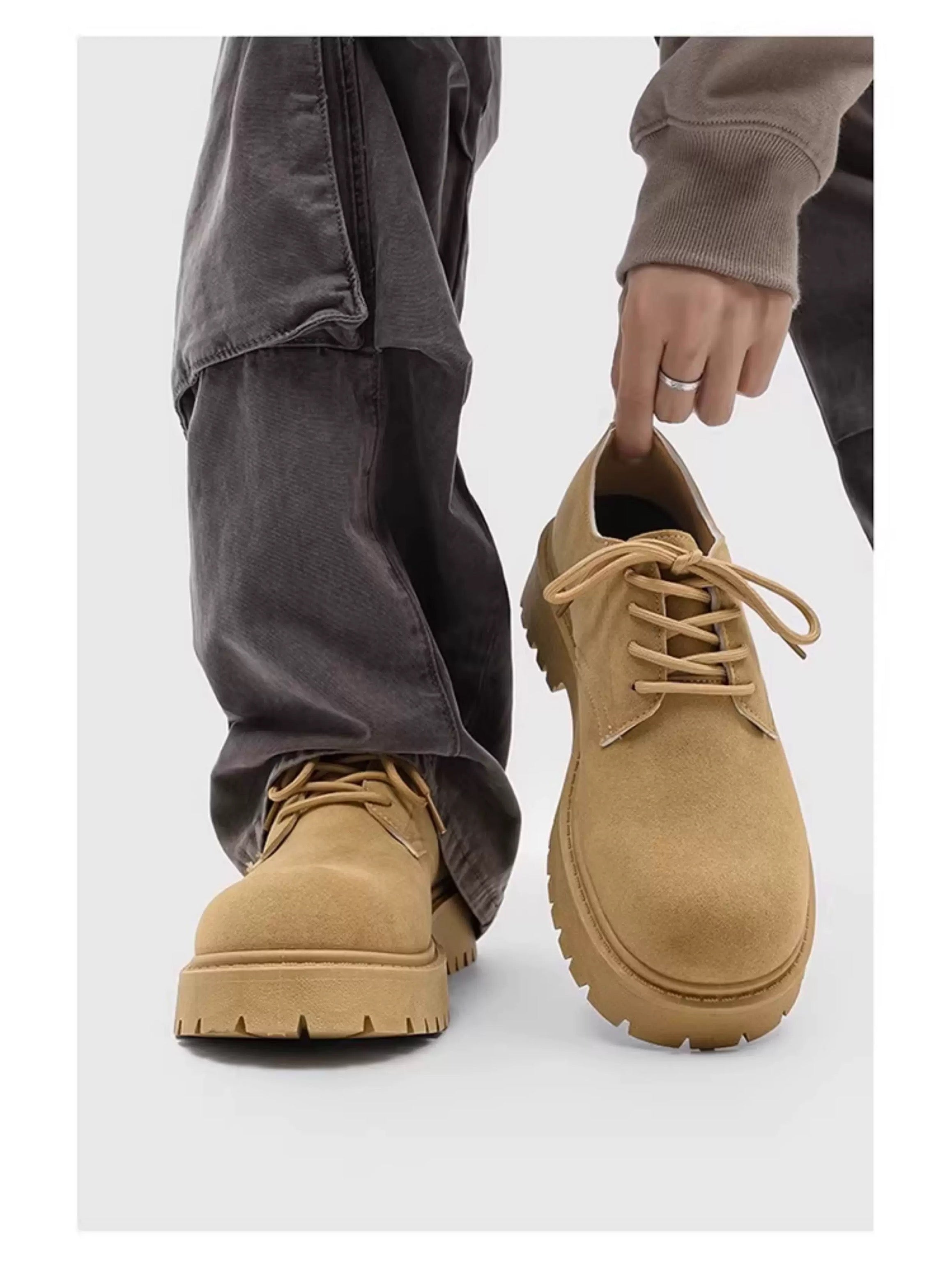 Men’s Low-Cut Classic Derby Shoes S017