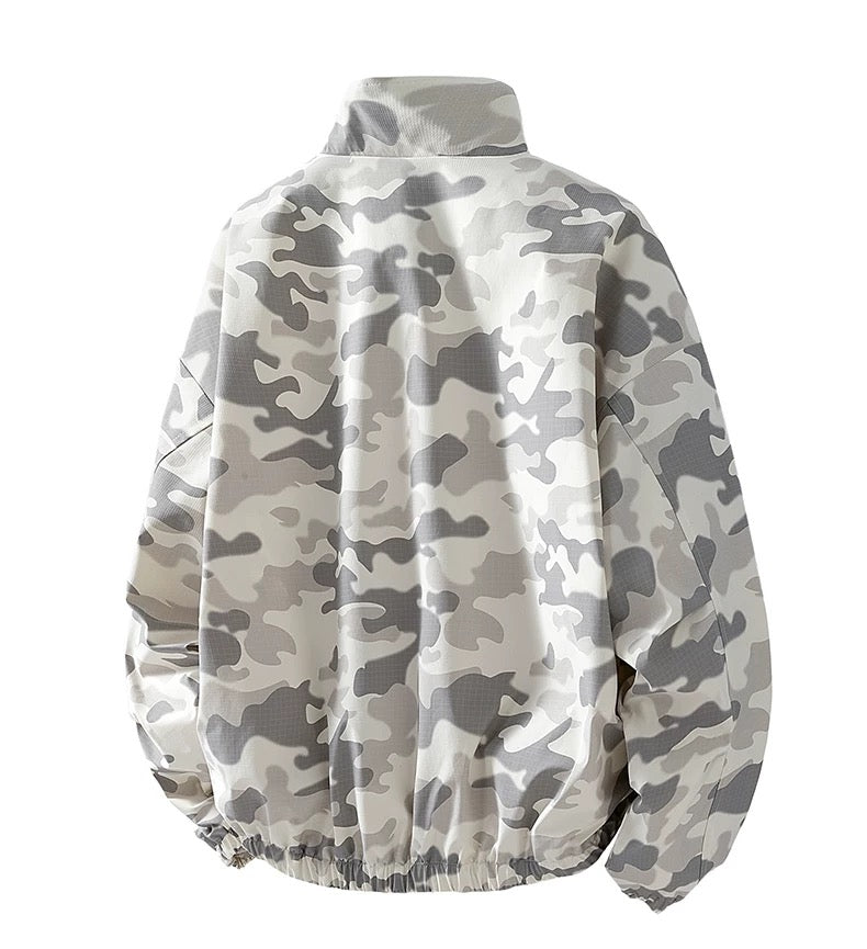 Men’s Japanese Minimalist Track Jacket – Casual Lightweight Streetwear Outerwear T0044