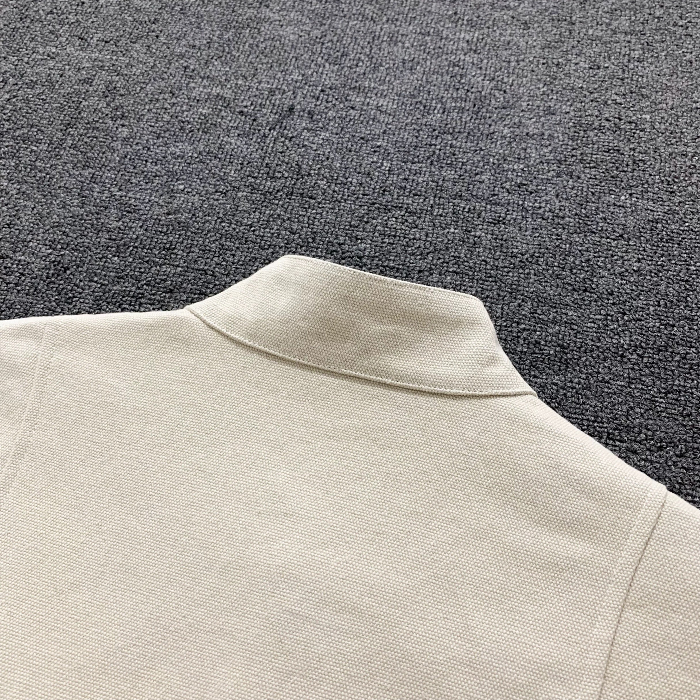 Harrington Stand Collar Utility Jacket – American Vintage Streetwear Coat T0032