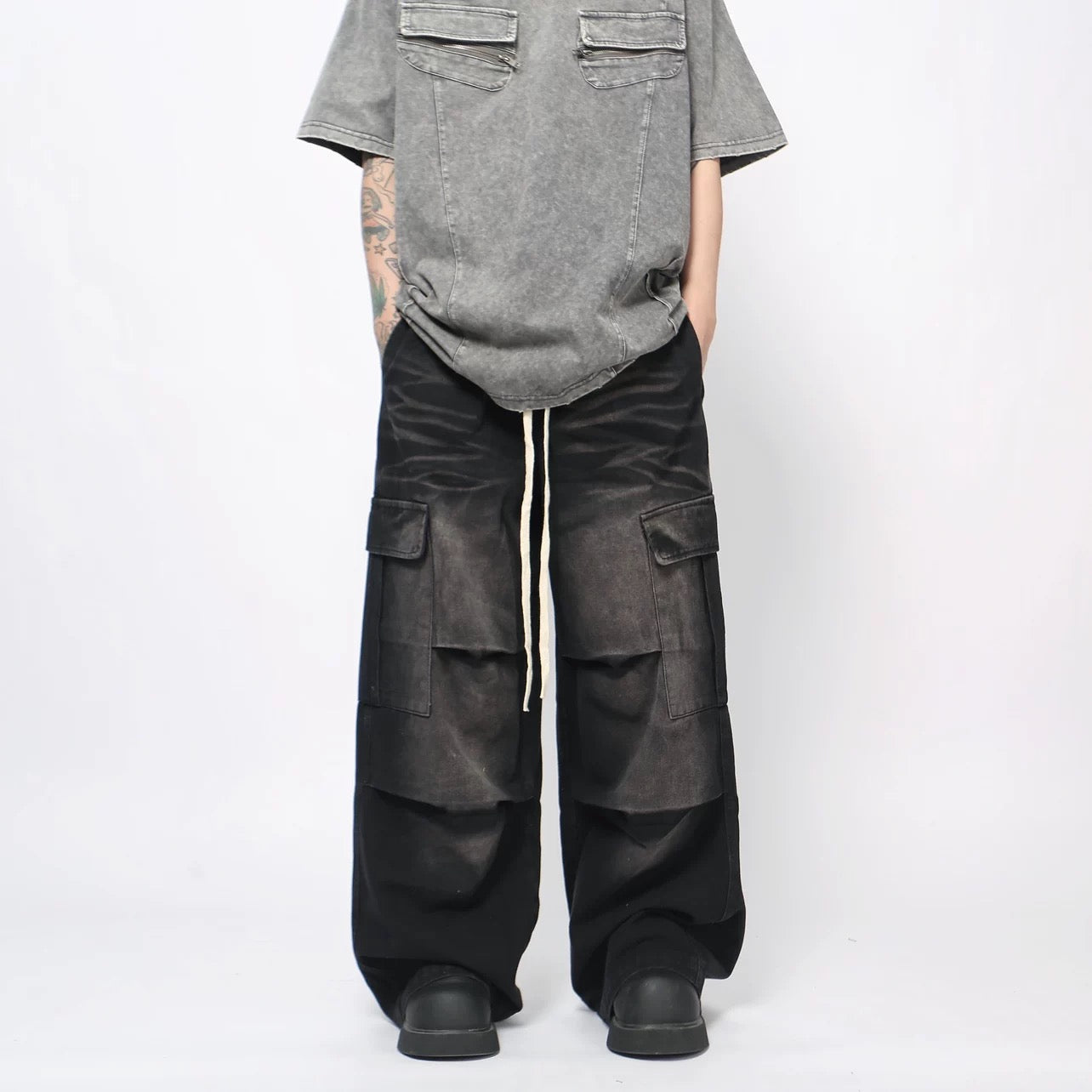 Men’s Workwear Streetwear Denim Pants B0028