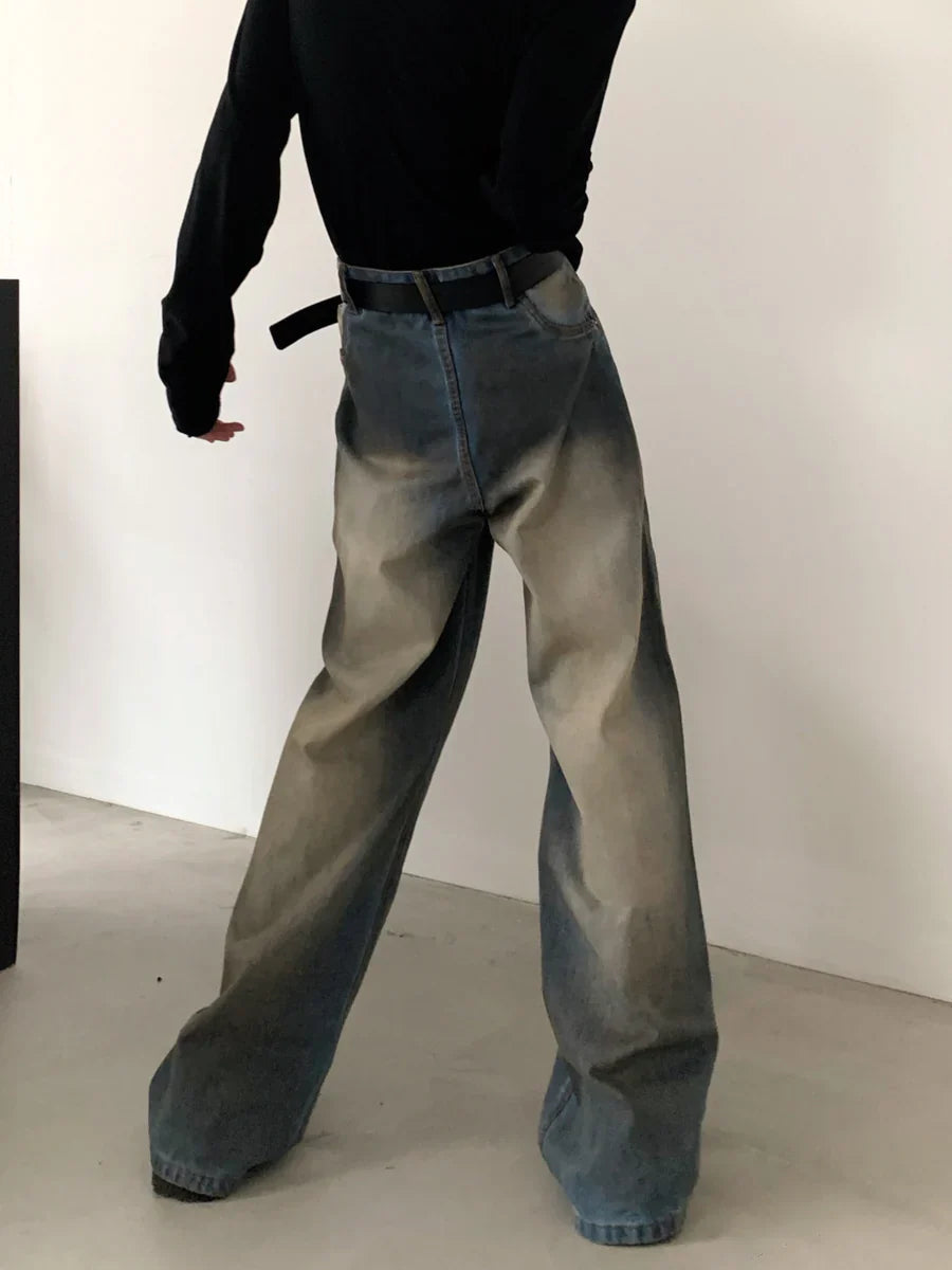 VINTAGE WASHED BLUE JEANS B0162