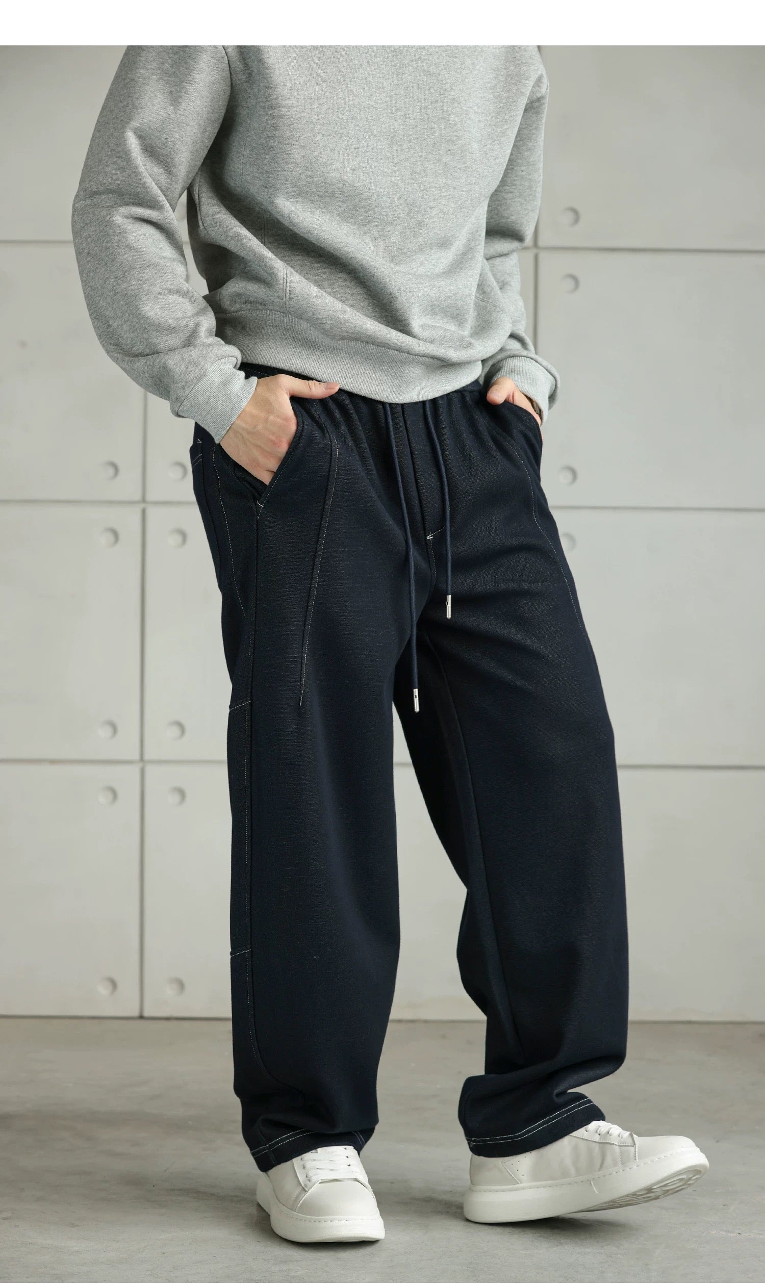 Men’s Retro American Raw Denim Jeans B0031