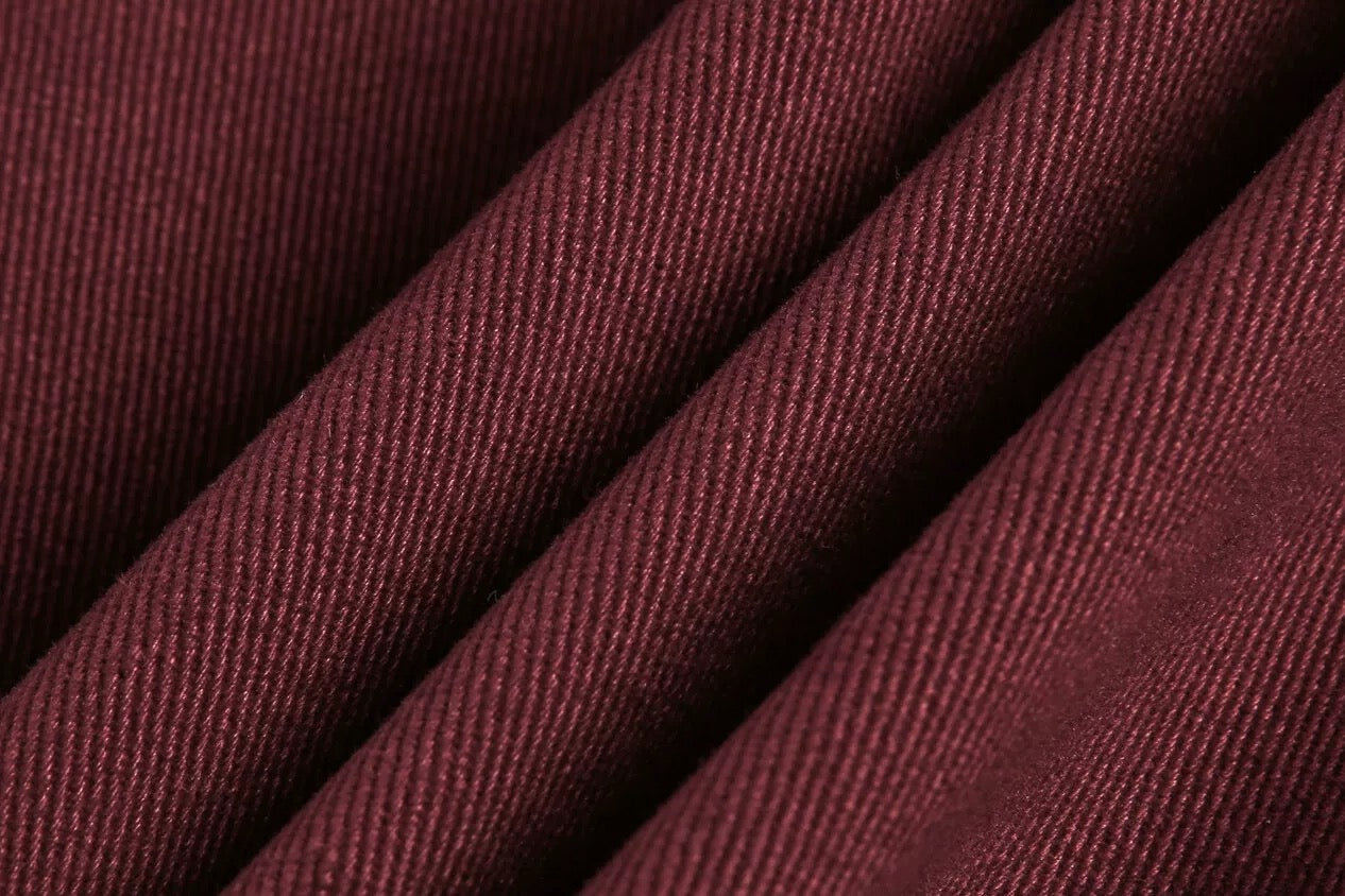 Men’s Burgundy MA-1 Distressed Bomber Jacket – Vintage American Street Baseball Style T0059