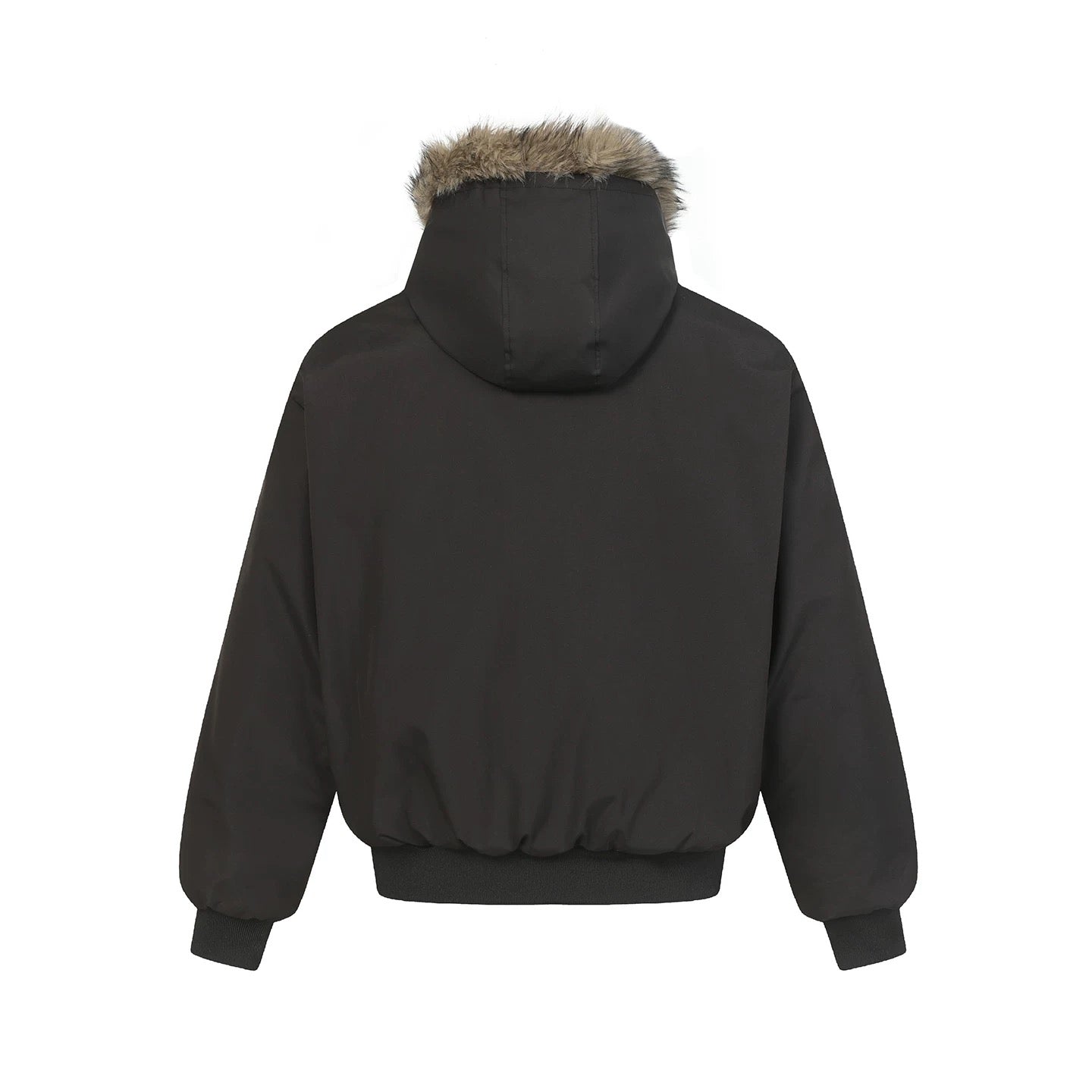 American Vintage Embroidered Badge Padded Jacket – Retro Streetwear Cotton Coat T0028