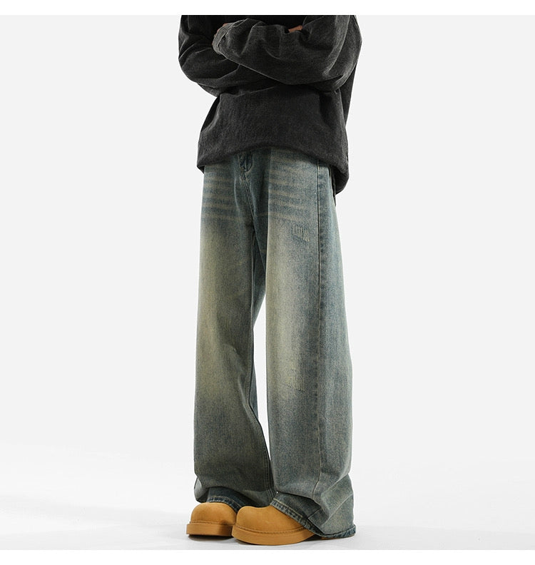 Men’s American Vintage Wide-Leg Jeans B0008