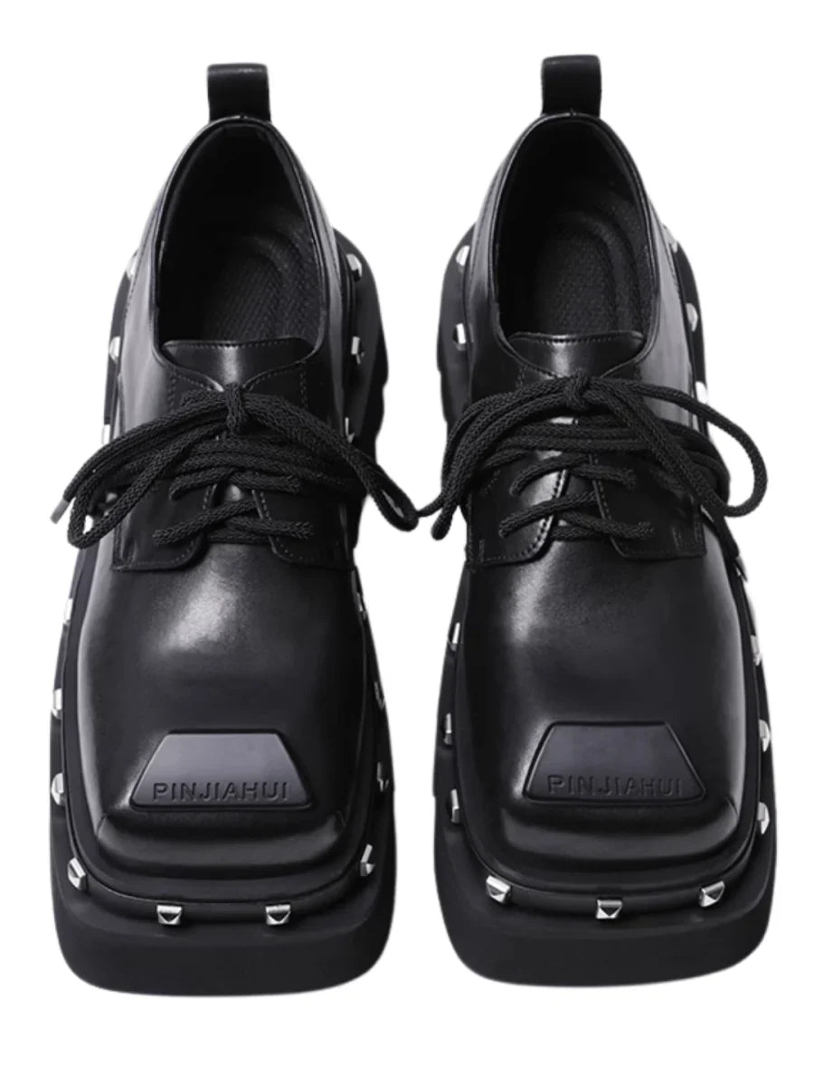 DESIGN SQUARE HEAD DERBY SHOES S062