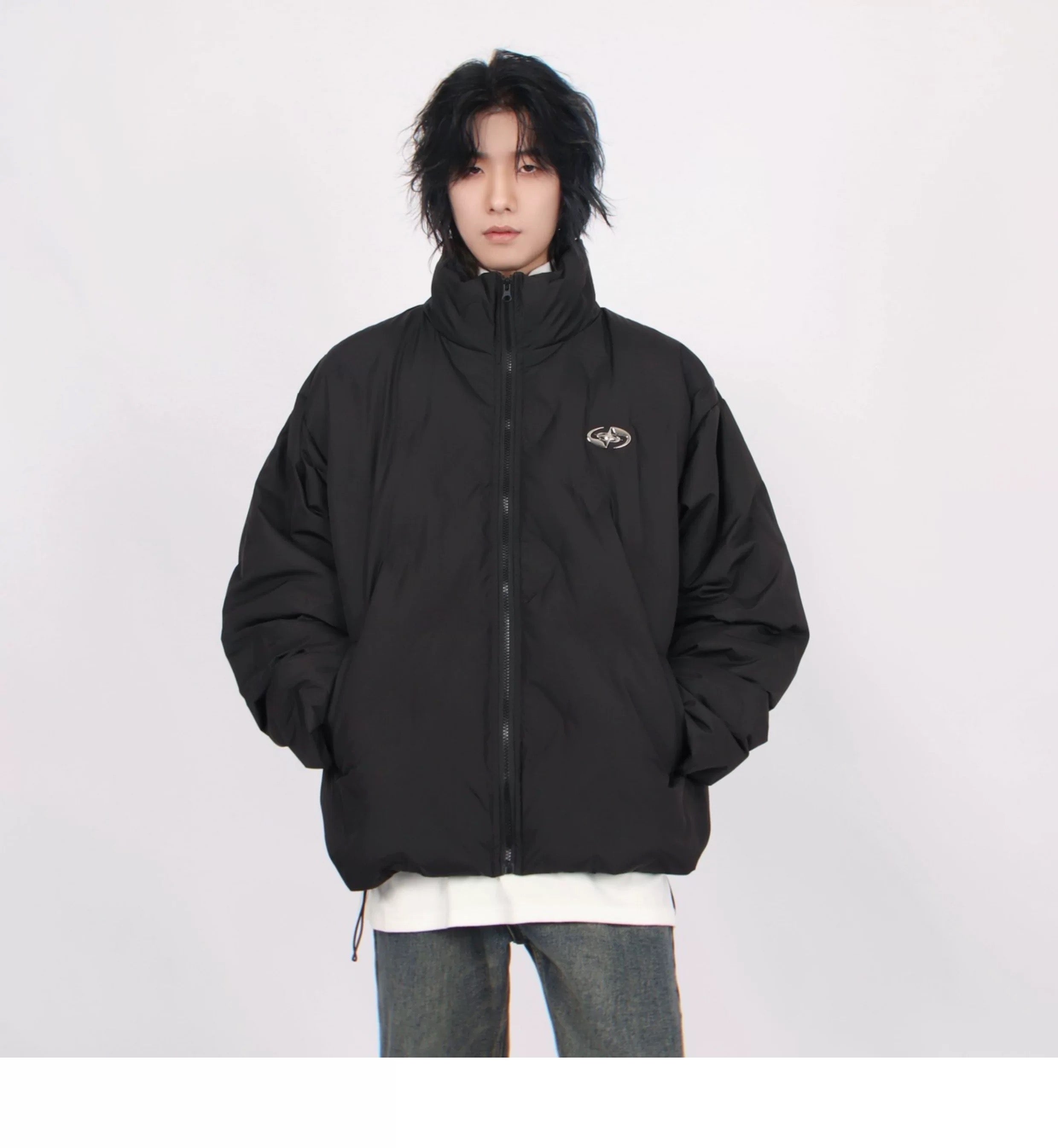 Men’s American Stand-Collar Puffer Jacket T0013