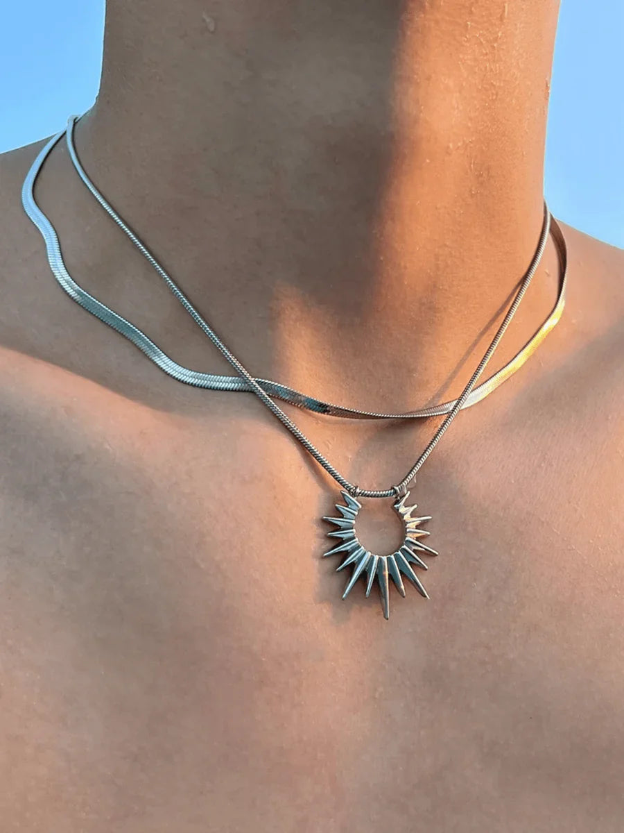 STEEL LUXURY NECKLACES A0035