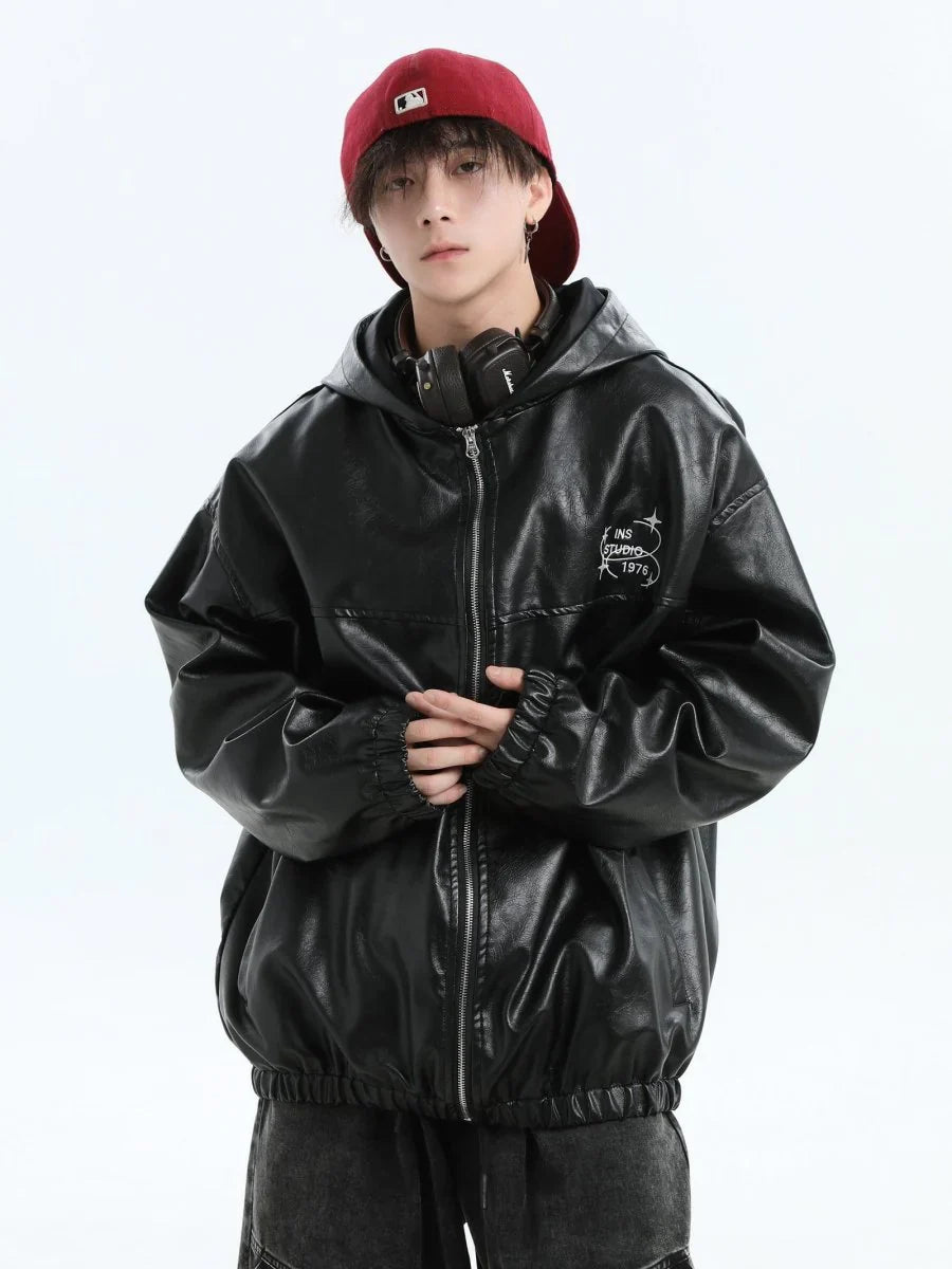 PU LEATHER JACKET T0097