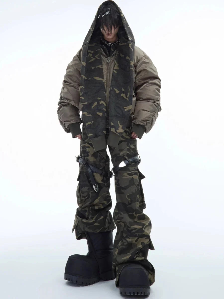 [CULTUREE] カモフラージュコットンジャケット T0088