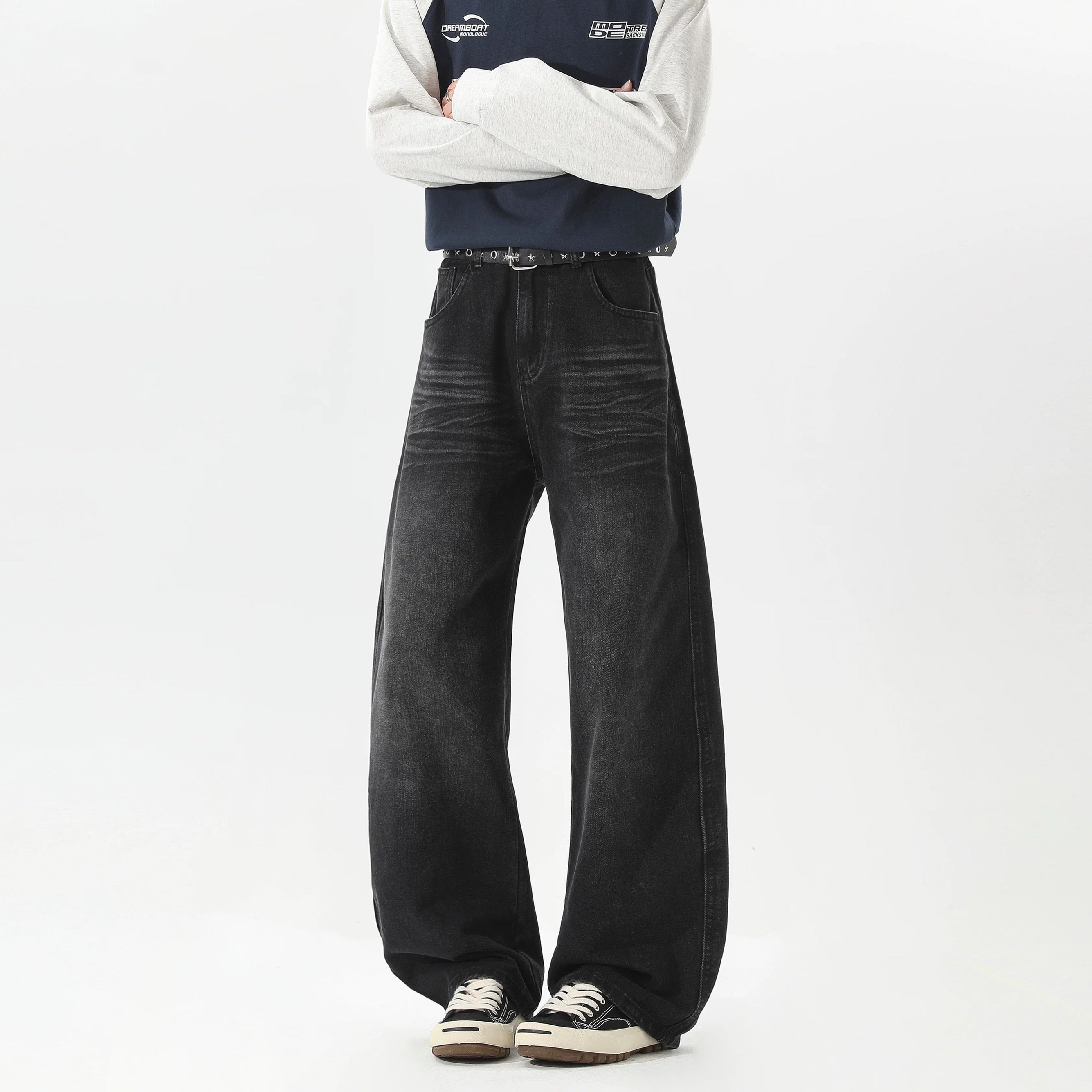 Men’s American Vintage Washed Denim Jeans B0036