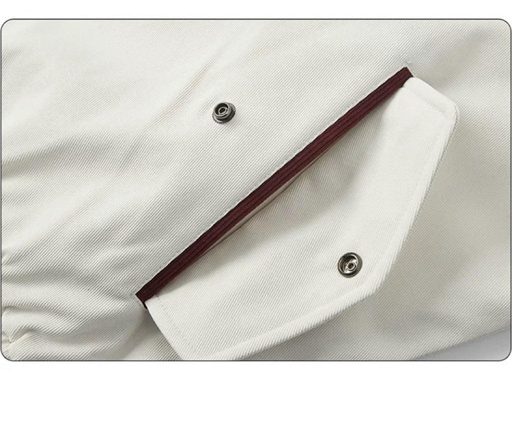 Chaqueta unisex vintage a rayas – Ropa de calle retro americana T0082