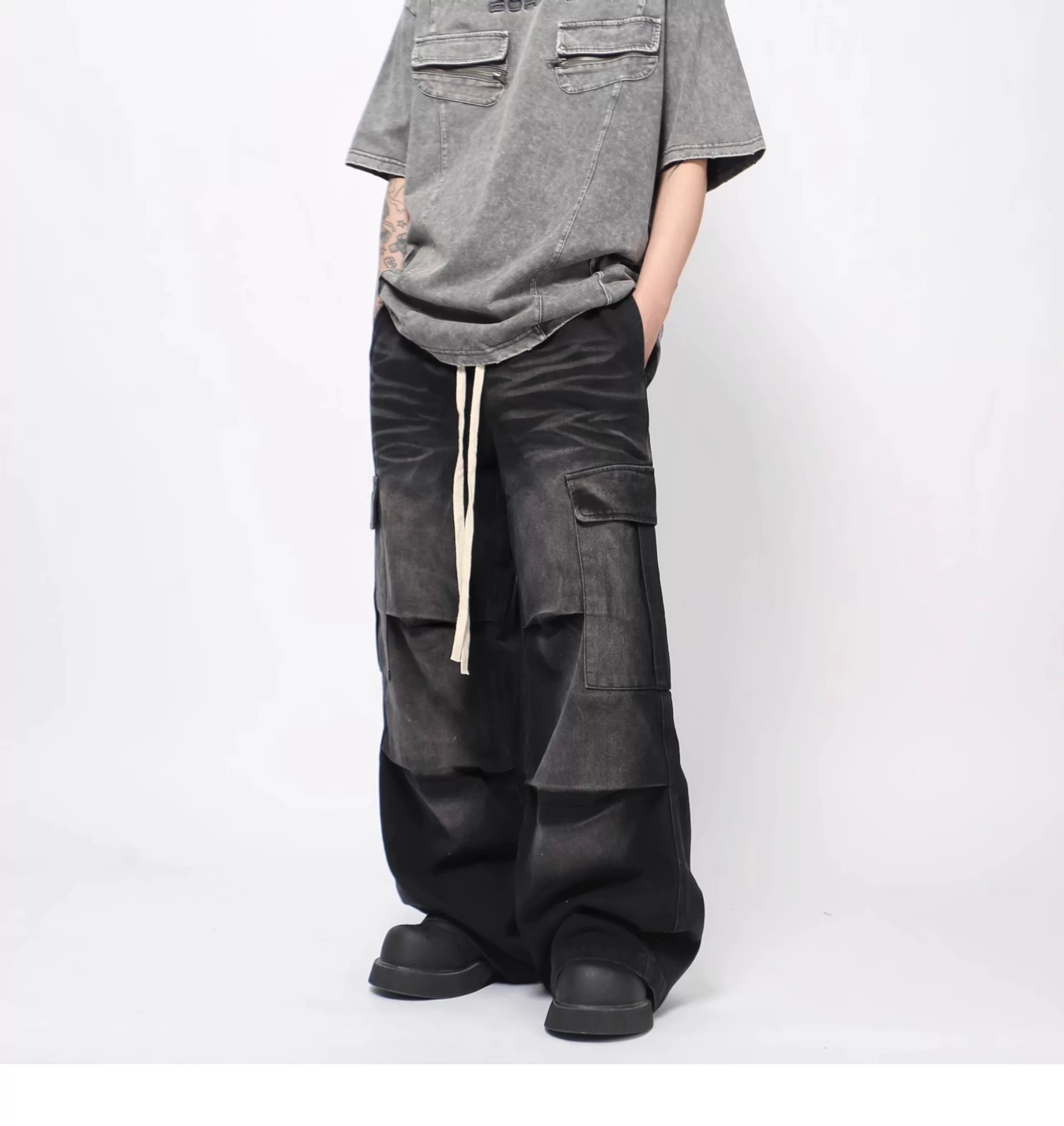 Men’s Workwear Streetwear Denim Pants B0028