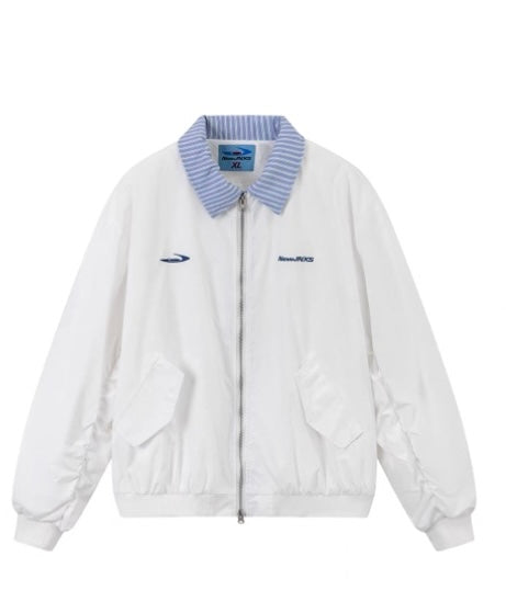 Chaqueta de béisbol vintage bordada con capas para hombre – Chaqueta bomber estilo streetwear retro T0075